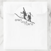 Sticker Rond Gagnez vos tours (Sac)