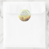 Sticker Rond Galates 6:9 Ne vous lassez pas de faire le bien (Sac)