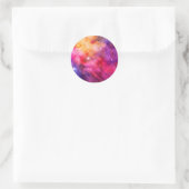 Sticker Rond Galaxie (Sac)