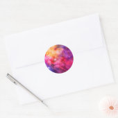 Sticker Rond Galaxie (Enveloppe)
