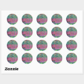 Sticker Rond Galaxie (Feuille)
