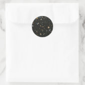 Sticker Rond Galaxies de champ ultra profond Hubble de la NASA (Sac)