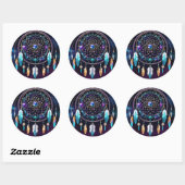 Sticker Rond Galaxy Dreamcatcher (Feuille)