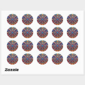 STICKER ROND GALAXY STAR (Feuille)