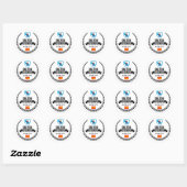 Sticker Rond Galice (Feuille)