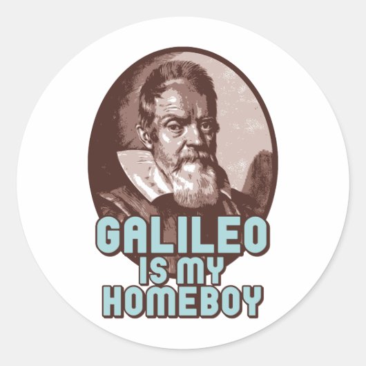 Sticker Rond Galileo (Devant)