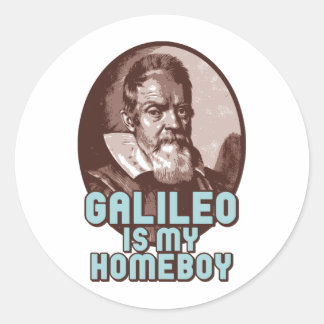 Sticker Rond Galileo