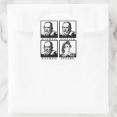 Sticker Rond Galileo Figaro BW (Sac)