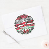 Sticker Rond Gallois Arbre autrichien (Enveloppe)