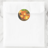 Sticker Rond Galore de poisson d'or (Sac)