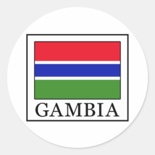 Sticker Rond Gambie