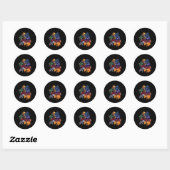 Sticker Rond Game Control All Things Video Game Controller (Feuille)