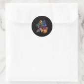 Sticker Rond Game Control All Things Video Game Controller (Sac)