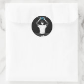 Sticker Rond Gamer Meditation Mind Loading (Sac)