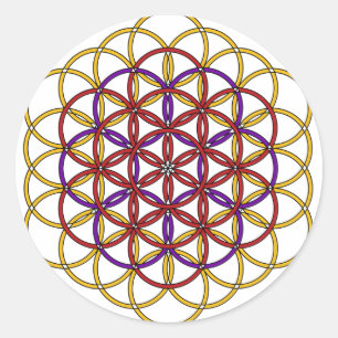 Sticker Rond Gamme de grille Angel