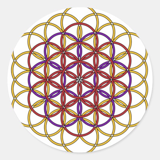 Sticker Rond Gamme de grille Angel (Devant)