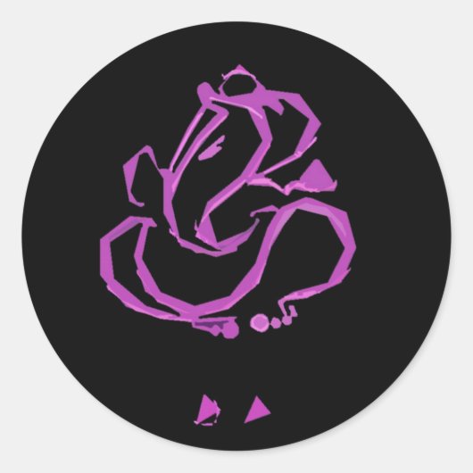 Sticker Rond Ganesh (Devant)