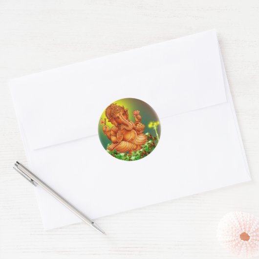 Sticker Rond ganesh (Enveloppe)