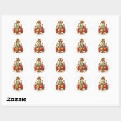 Sticker Rond Ganesh (Feuille)