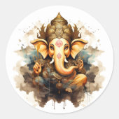 Sticker Rond Ganesh (Devant)