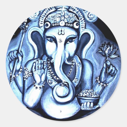 Sticker Rond Ganesha (Devant)