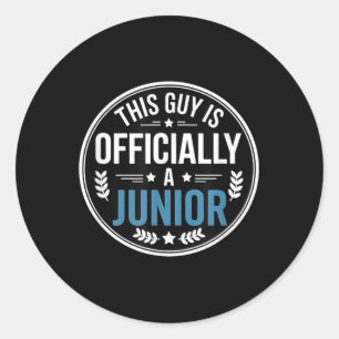 Sticker Rond Garçons de retour à l'école 2025 11e année Premier