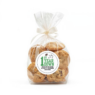 Sticker Rond Garçons Football Première Année Défaite 1ère Fête 