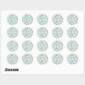 Sticker Rond Garçons Gymnastique Anneaux Parallel Bars Pommel H (Feuille)