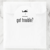 Sticker Rond Garde côtière (Sac)