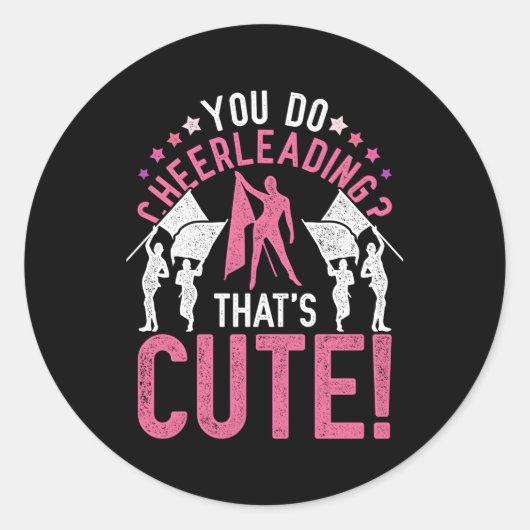 Sticker Rond Garde-couleur (Devant)