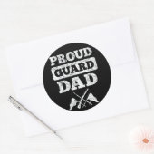 Sticker Rond Garde de couleur papa (Enveloppe)