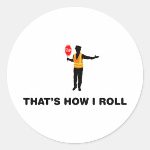 Sticker Rond Garde de passage