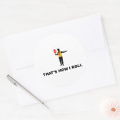 Sticker Rond Garde de passage (Enveloppe)