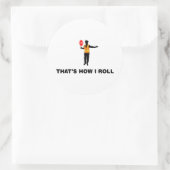 Sticker Rond Garde de passage (Sac)