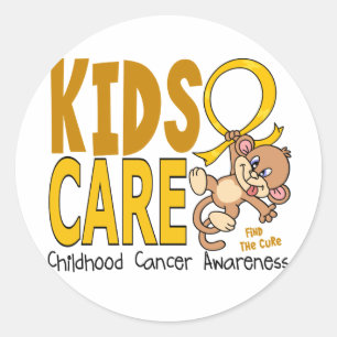 Sticker Rond Garde d'enfants 1 Cancer de l'enfance