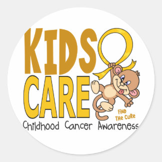 Sticker Rond Garde d'enfants 1 Cancer de l'enfance