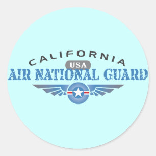 Sticker Rond Garde nationale aérienne de Californie