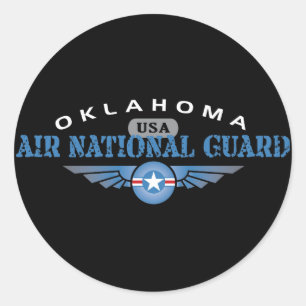 Sticker Rond Garde nationale aérienne de l'Oklahoma