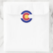 Sticker Rond Garde nationale du Colorado (Sac)