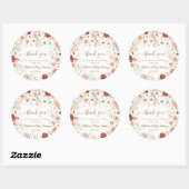 Sticker Rond Garden Baby Bloom Baby shower (Feuille)