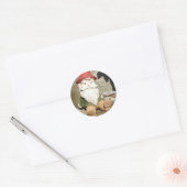 Sticker Rond Garden Gnome (Enveloppe)