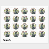 Sticker Rond Garden Scottie (Feuille)