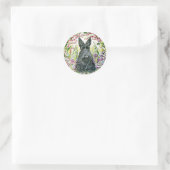 Sticker Rond Garden Scottie (Sac)