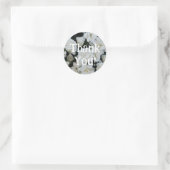 Sticker Rond Gardenia Merci (Sac)