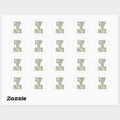 Sticker Rond Garder la foi (Feuille)