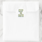 Sticker Rond Garder la foi (Sac)
