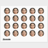 Sticker Rond Garder la foi (Feuille)