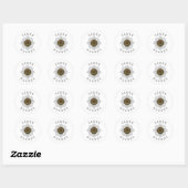Sticker Rond Gardes écossais 2 (Feuille)