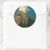 Sticker Rond Gardez-Le Libre (Sac)