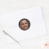 Sticker Rond Gardez-le réel (Enveloppe)
